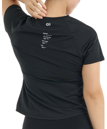 レディース ディスタンスTシャツ ブラック