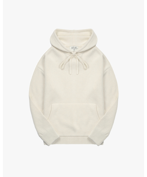 ASTLAY(アストレイ)の「Lambswool Hood Sweater (Cream/Navy)(パーカー・メンズ・その他・3/2)」の7枚目の写真