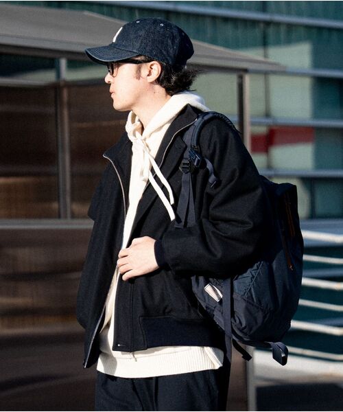 ASTLAY(アストレイ)の「Lambswool Hood Sweater (Cream/Navy)(パーカー・メンズ・その他・3/2)」の12枚目の写真
