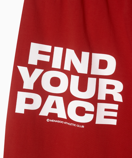 MENASOO（ミナス）の「Line Point Pin Tuck Cotton Pants_Red（スウェットパンツ・レディース・レッド・2/1）」の14枚目の写真