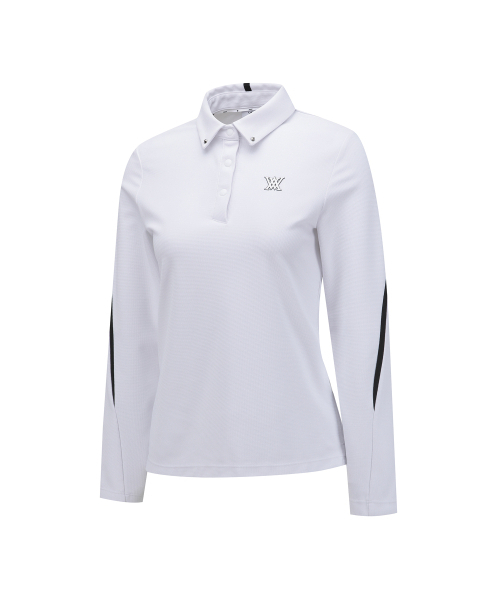 ANEW GOLF（アニューゴルフ）の「WOMEN SP ESEENTIAL LONG T-SHIRT_WH（ポロシャツ・レディース・その他・X-SMALL/SMALL/MEDIUM/LARGE）」の3枚目の写真