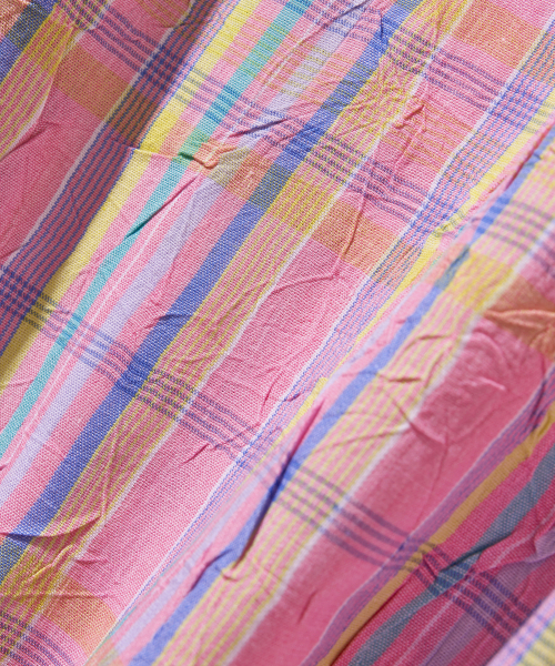 Diamond Layla(ダイアモンドレイラ)の「RE-LAUNCH - Fairy Floss Check Shirt S185(シャツ/ブラウス・メンズ・ピンク・LARGE)」の7枚目の写真