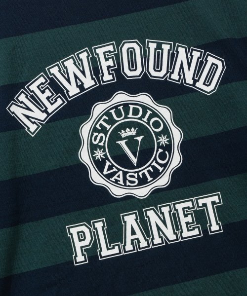 VASTIC(バスティック)の「ニューファウンドボールドストライプロングスリーブ_ブラック/カーキ(Tシャツ/カットソー・メンズ・その他・MEDIUM/LARGE)」の5枚目の写真