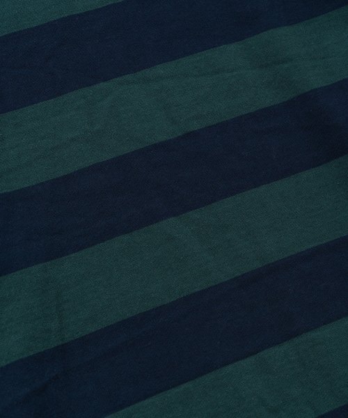 VASTIC(バスティック)の「ニューファウンドボールドストライプロングスリーブ_ブラック/カーキ(Tシャツ/カットソー・メンズ・その他・MEDIUM/LARGE)」の7枚目の写真