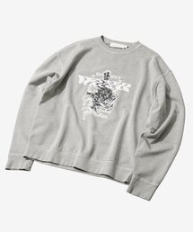 SECONDMONO（セカンドモノローグ）の「ウォーターダイブピグメントスウェットシャツ[GRAY]_SETS027GRAY（スウェット）」