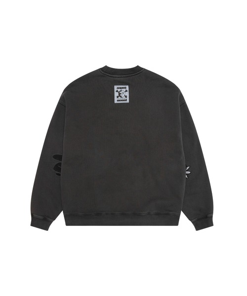 AAPE BY A BATHING APE(エーエイプバイアベイシングエイプ)の「AAPE X ERASED CREW NECK(スウェット・メンズ・ライトブラック・X-LARGE/LARGE/MEDIUM/SMALL)」の2枚目の写真