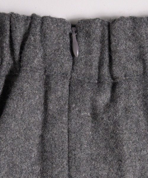 MUHET(ミュエータ)の「wool-blend tie-waist pocket skirt / ウールブレンドポケットスカート(スカート・レディース・グレー/ネイビー・LARGE/MEDIUM)」の17枚目の写真