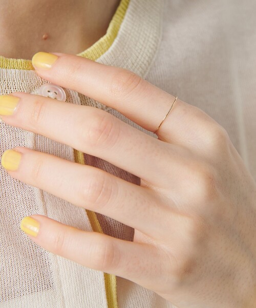 BEAUTY&YOUTH UNITED ARROWS(ビューティーアンドユースユナイテッドアローズ)の「K18 リング(リング・レディース・ゴールド・9/11)」の1枚目の写真