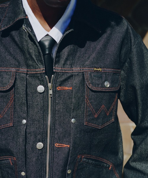 Wrangler × CamphorWood 】custom 2way trucker denim jacket【124MJ