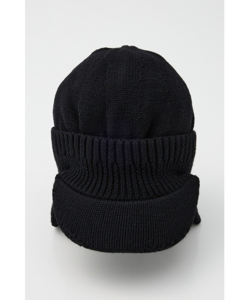 SLY（スライ）の「【2026SS新作】EAR FLAP KNIT CAP イヤーフラップ ニットキャップ 冬服 春服（ニットキャップ/ビーニー・レディース・ブラック/マルチ/杢グレー・FREE）」の8枚目の写真