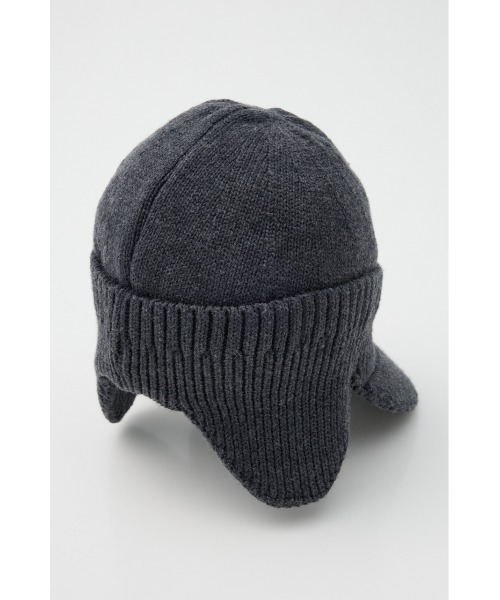 SLY（スライ）の「【2026SS新作】EAR FLAP KNIT CAP イヤーフラップ ニットキャップ 冬服 春服（ニットキャップ/ビーニー・レディース・ブラック/マルチ/杢グレー・FREE）」の15枚目の写真