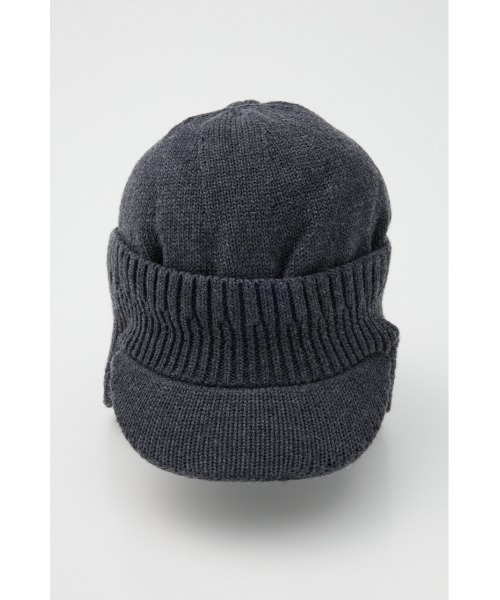 SLY（スライ）の「【2026SS新作】EAR FLAP KNIT CAP イヤーフラップ ニットキャップ 冬服 春服（ニットキャップ/ビーニー・レディース・ブラック/マルチ/杢グレー・FREE）」の16枚目の写真