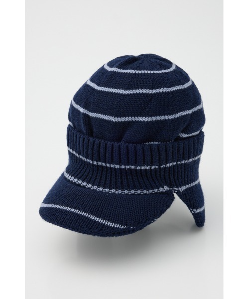 SLY（スライ）の「【2026SS新作】EAR FLAP KNIT CAP イヤーフラップ ニットキャップ 冬服 春服（ニットキャップ/ビーニー・レディース・ブラック/マルチ/杢グレー・FREE）」の22枚目の写真