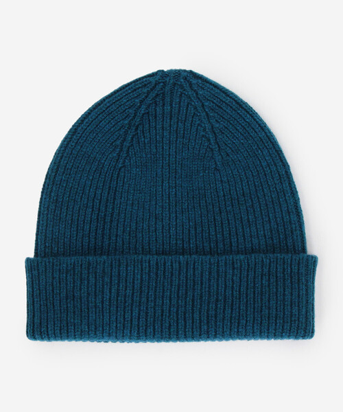 ROBERT MACKIE（ロバートマッキー）の「MACKIE | ウール リブニットビーニー UNISEX（ニットキャップ/ビーニー・レディース・グレー/キャメル/ピンク/レッド/ベージュ/グリーン系その他/パープル/イエロー系その他/ブラック/オフホワイト/ブルー・F）」の7枚目の写真