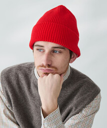 ROBERT MACKIE（ロバートマッキー）の「MACKIE | ウール リブニットビーニー UNISEX（ニットキャップ/ビーニー）」