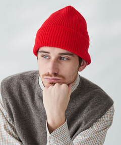 セール】【GANNI / ガニー】 Structured Rib Beanie：ビーニー（ニット