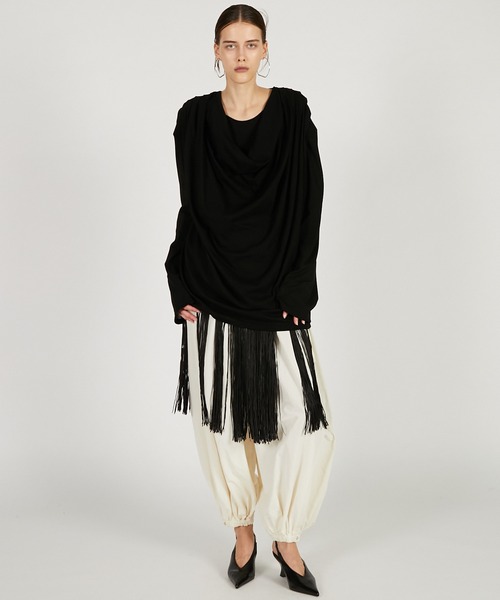 PRANK PROJECT（プランクプロジェクト）の「フリンジワンピース / Fringe One-Piece（ワンピース・レディース・ブラック/ホワイト・FREE）」の8枚目の写真