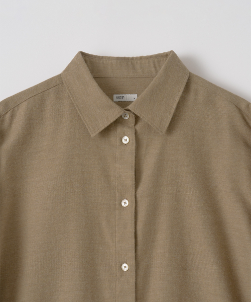 ANOTHER OFFICE WOMEN（アナザー オフィス ウーマン）の「w. Warm Chambray Shirt (Light Brown)（シャツ/ブラウス・レディース・その他・FREE）」の3枚目の写真