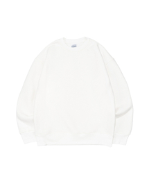 BECANVAS FLEECE OVERFIT MTM (WHITE)