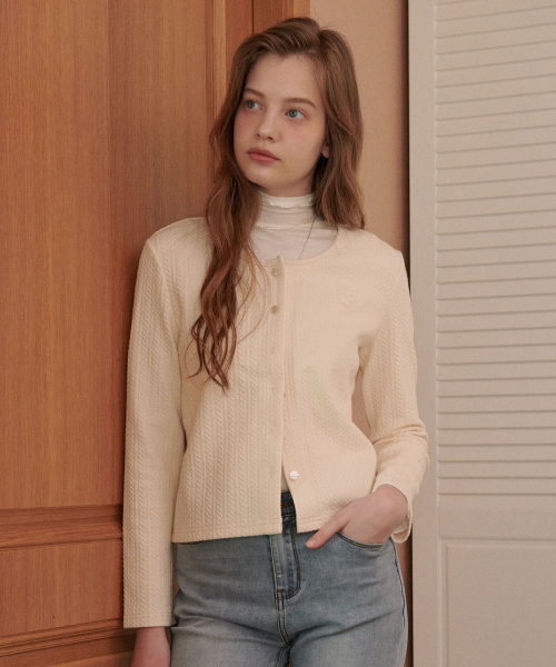 Twist Cardigan - SOFT CREAM