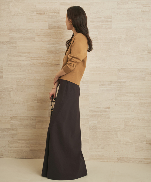 plage（プラージュ）の「Node bias スカート（スカート・レディース・ホワイト/チャコールグレー・38/36/34）」の6枚目の写真