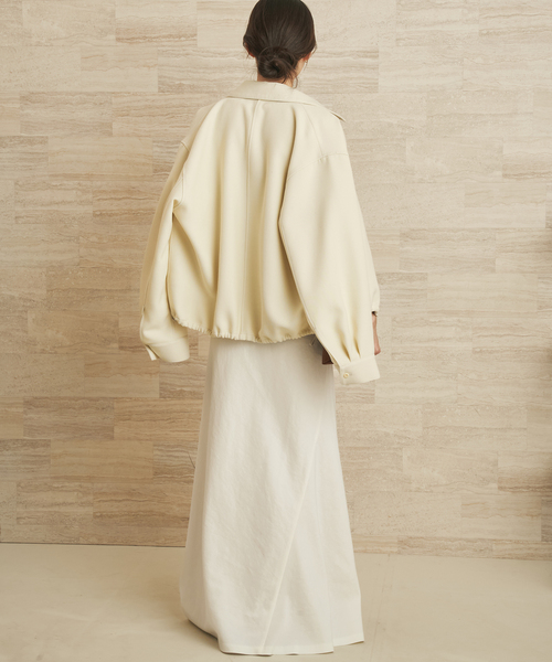 plage（プラージュ）の「Node bias スカート（スカート・レディース・ホワイト/チャコールグレー・38/36/34）」の13枚目の写真