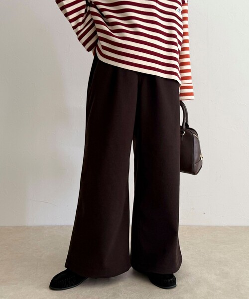 GEVACO(ゲバコ)の「【GEVACO/ゲバコ】ウールライクイージーパンツ(その他パンツ・レディース・ブラウン/ライトグレー/ブラック・38)」の10枚目の写真