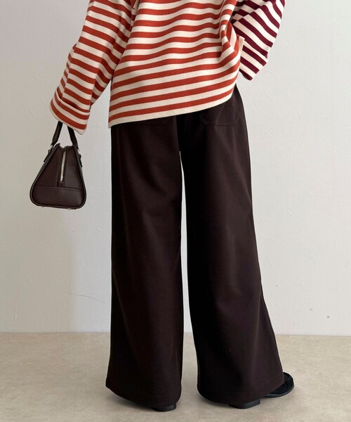 GEVACO(ゲバコ)の「【GEVACO/ゲバコ】ウールライクイージーパンツ(その他パンツ・レディース・ブラウン/ライトグレー/ブラック・38)」の11枚目の写真