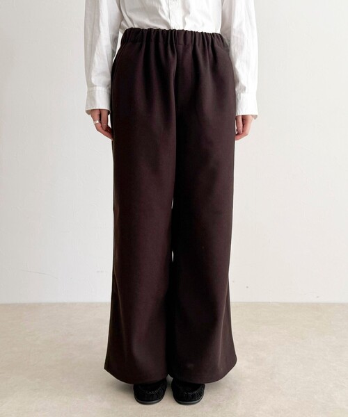 GEVACO(ゲバコ)の「【GEVACO/ゲバコ】ウールライクイージーパンツ(その他パンツ・レディース・ブラウン/ライトグレー/ブラック・38)」の13枚目の写真