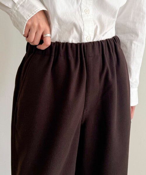 GEVACO(ゲバコ)の「【GEVACO/ゲバコ】ウールライクイージーパンツ(その他パンツ・レディース・ブラウン/ライトグレー/ブラック・38)」の18枚目の写真