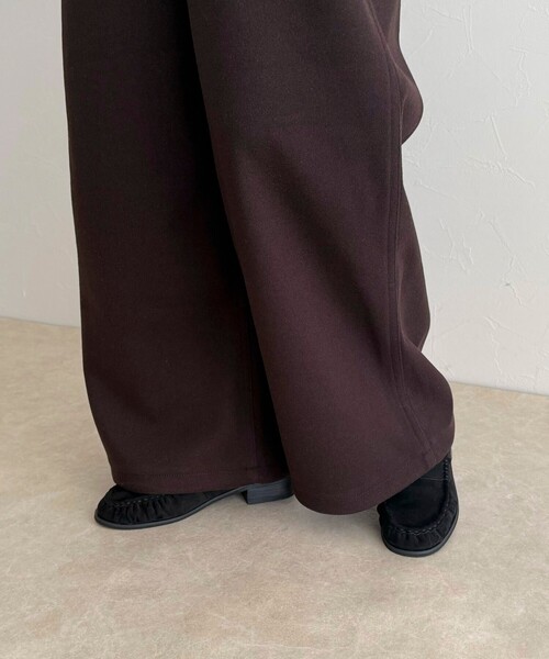 GEVACO(ゲバコ)の「【GEVACO/ゲバコ】ウールライクイージーパンツ(その他パンツ・レディース・ブラウン/ライトグレー/ブラック・38)」の22枚目の写真