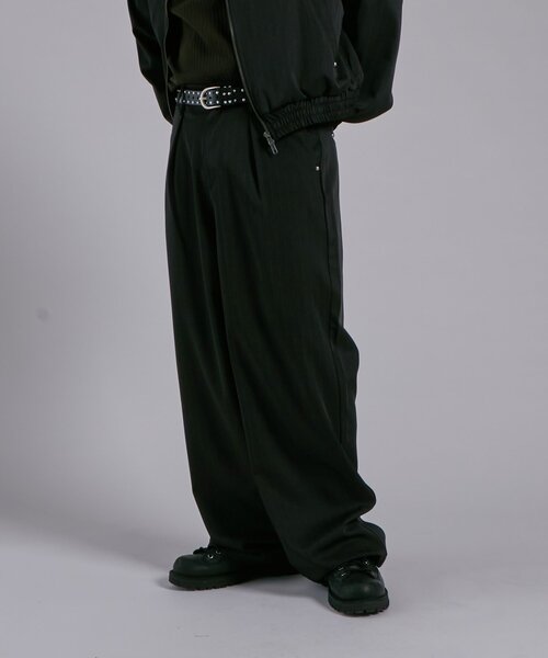 WHO'S WHO gallery（フーズフーギャラリー）の「ヘヴィトロピカルセットアップスラックス（スラックス・メンズ・ブラック/チャコールグレー・FREE）」の4枚目の写真