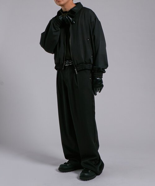 WHO'S WHO gallery（フーズフーギャラリー）の「ヘヴィトロピカルセットアップスラックス（スラックス・メンズ・ブラック/チャコールグレー・FREE）」の7枚目の写真