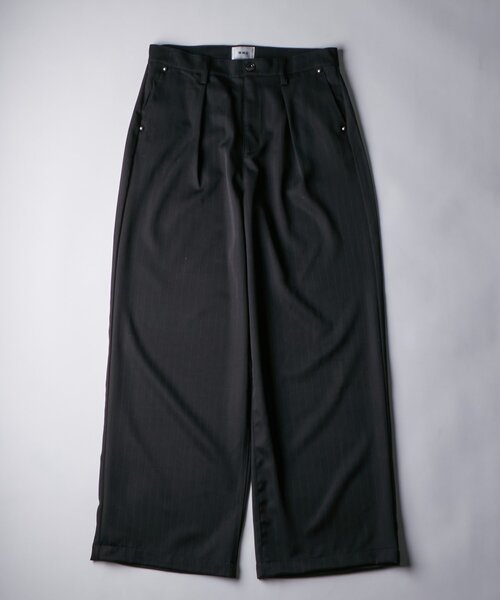 WHO'S WHO gallery（フーズフーギャラリー）の「ヘヴィトロピカルセットアップスラックス（スラックス・メンズ・ブラック/チャコールグレー・FREE）」の10枚目の写真