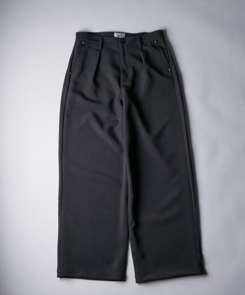 WHO'S WHO gallery（フーズフーギャラリー）の「ヘヴィトロピカルセットアップスラックス（スラックス・メンズ・ブラック/チャコールグレー・FREE）」の14枚目の写真