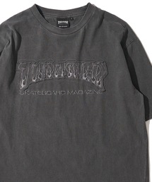 THRASHER（スラッシャー）の「【THRASHER   スラッシャー】ピグメント ダメージアップリケ クルーネックTシャツ（Tシャツ/カットソー）」