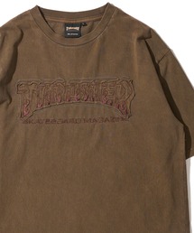 THRASHER（スラッシャー）の「【THRASHER   スラッシャー】ピグメント ダメージアップリケ クルーネックTシャツ（Tシャツ/カットソー）」
