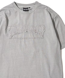 THRASHER（スラッシャー）の「【THRASHER   スラッシャー】ピグメント ダメージアップリケ クルーネックTシャツ（Tシャツ/カットソー）」