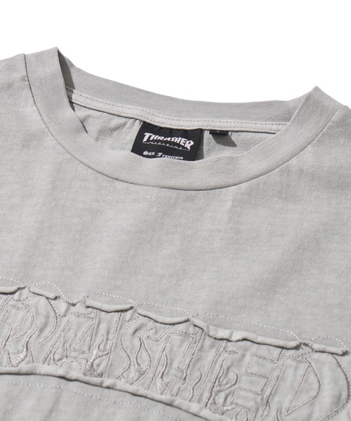 THRASHER(スラッシャー)の「【THRASHER / スラッシャー】ピグメント ダメージアップリケ クルーネックTシャツ(Tシャツ/カットソー・メンズ・グレー系1/サックスブルー/グレー系2/ピンク/ブラウン/グレー・LARGE/MEDIUM/X-LARGE)」の16枚目の写真