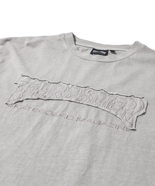 THRASHER(スラッシャー)の「【THRASHER / スラッシャー】ピグメント ダメージアップリケ クルーネックTシャツ(Tシャツ/カットソー・メンズ・グレー系1/サックスブルー/グレー系2/ピンク/ブラウン/グレー・LARGE/MEDIUM/X-LARGE)」の17枚目の写真