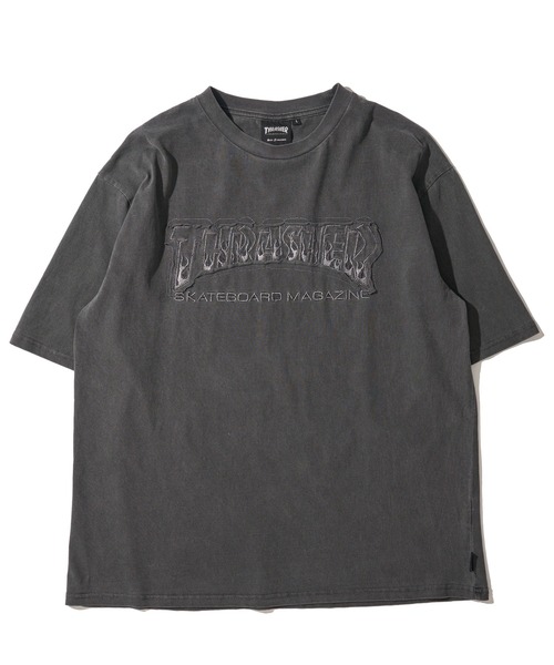 THRASHER(スラッシャー)の「【THRASHER / スラッシャー】ピグメント ダメージアップリケ クルーネックTシャツ(Tシャツ/カットソー・メンズ・グレー系1/サックスブルー/グレー系2/ピンク/ブラウン/グレー・LARGE/MEDIUM/X-LARGE)」の20枚目の写真