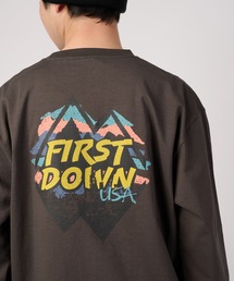 FIRST DOWN（ファーストダウン）の「グラフィック ロングスリーブ ティー（Tシャツ/カットソー）」