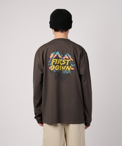 FIRST DOWN(ファーストダウン)の「グラフィック ロングスリーブ ティー(Tシャツ/カットソー・メンズ・ホワイト/チャコールグレー・L/M/XL)」の19枚目の写真