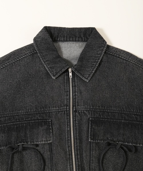 PHILLY（フィリー）の「リボンポケットジャケット（ブルゾン・レディース・ピンク/ブラック・FREE）」の15枚目の写真