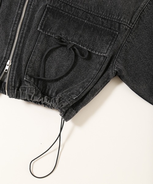 PHILLY（フィリー）の「リボンポケットジャケット（ブルゾン・レディース・ピンク/ブラック・FREE）」の17枚目の写真