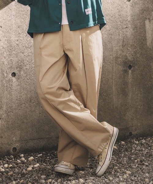 WONDER WALL MOTEL(ワンダーウォールモーテル)の「mp14445-CHINO PANTS チノパンツ(26SSPT002)(チノパンツ・メンズ・カーキ/ブラック/ベージュ・XL/L/M/S)」の3枚目の写真