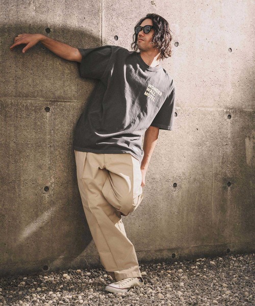 WONDER WALL MOTEL(ワンダーウォールモーテル)の「mp14445-CHINO PANTS チノパンツ(26SSPT002)(チノパンツ・メンズ・カーキ/ブラック/ベージュ・XL/L/M/S)」の5枚目の写真