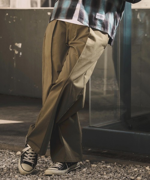 WONDER WALL MOTEL(ワンダーウォールモーテル)の「mp14445-CHINO PANTS チノパンツ(26SSPT002)(チノパンツ・メンズ・カーキ/ブラック/ベージュ・XL/L/M/S)」の12枚目の写真