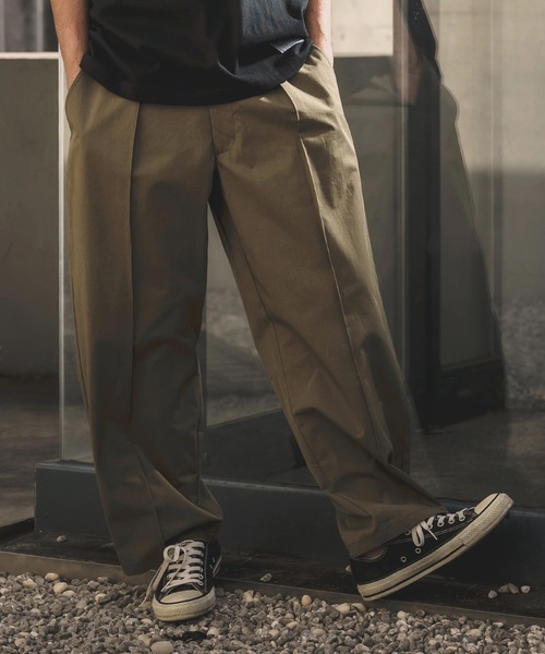 WONDER WALL MOTEL(ワンダーウォールモーテル)の「mp14445-CHINO PANTS チノパンツ(26SSPT002)(チノパンツ・メンズ・カーキ/ブラック/ベージュ・XL/L/M/S)」の13枚目の写真