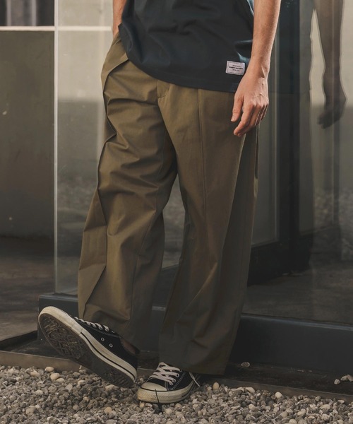 WONDER WALL MOTEL(ワンダーウォールモーテル)の「mp14445-CHINO PANTS チノパンツ(26SSPT002)(チノパンツ・メンズ・カーキ/ブラック/ベージュ・XL/L/M/S)」の14枚目の写真
